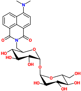 (image for) MC012164 a-D-Glucopyranoside, a-D-glucopyranosyl 6-deoxy-6-[6-(dimethylamino)-1,3-dioxo-1Hbenz[de]isoquinolin-2(3H)-yl]-